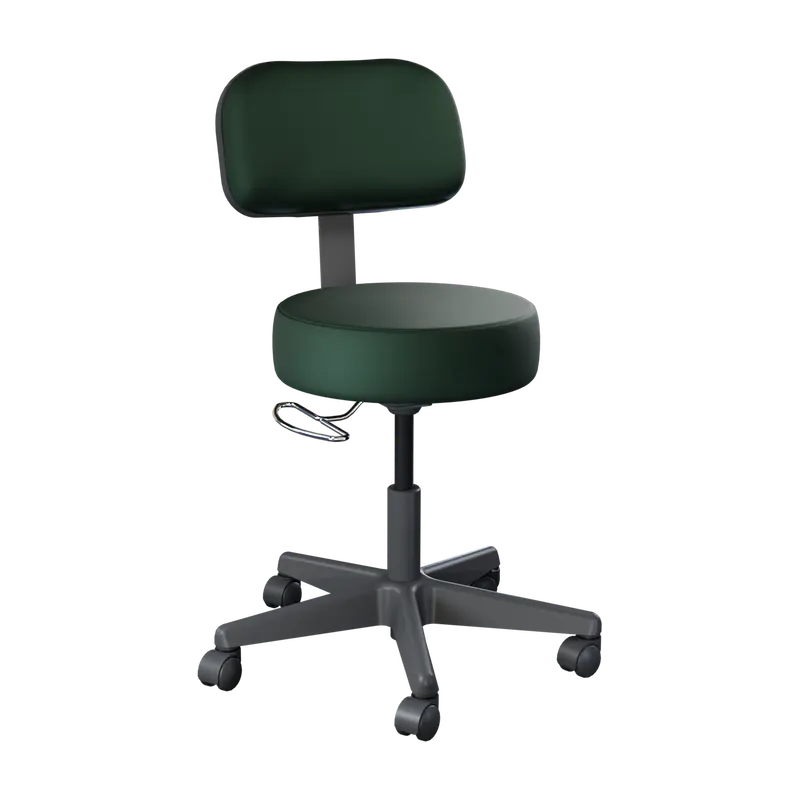 22500 Value-Plus-Stool with Backrest Deep Sea