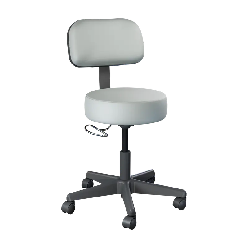 22500 Value-Plus-Stool with Backrest Feather