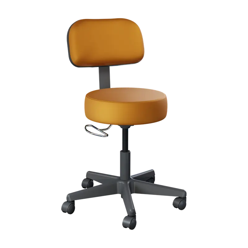 22500 Value-Plus-Stool with Backrest Saddle